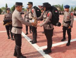 Wakapolda Sulteng Lepas 902 Personel BKO untuk Amankan TPS Pemilu