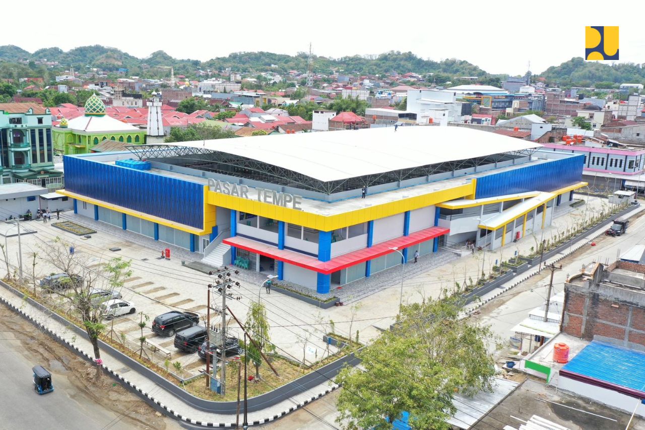Kementerian PUPR Selesaikan Pembangunan Pasar Tempe Sengkang di Sulsel