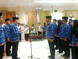 Sekda Zulfinasran Dikukuhkan Sebagai Ketua KORPRI Parimo