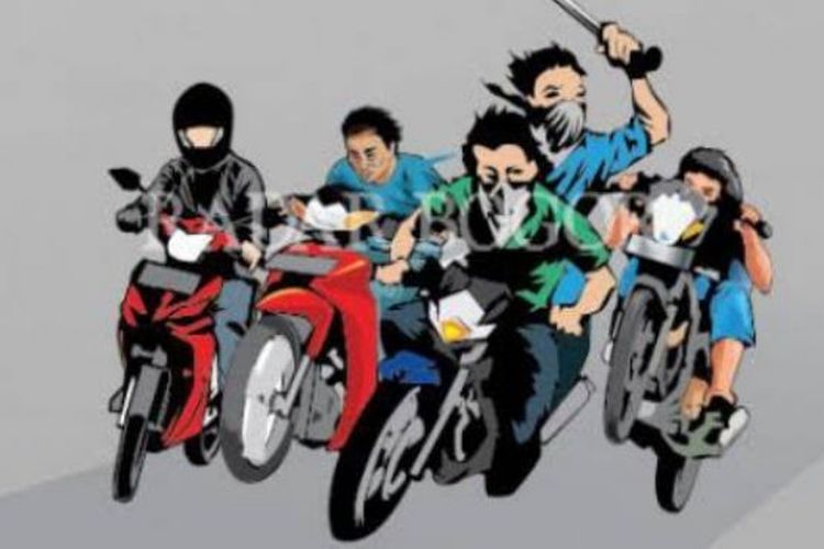 18 Geng Motor Jadi Sasaran Polda Sulteng Saat Operasi Pekat