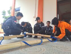 Basarnas Palu Gelar Latihan Beregu High Angle Rescue Tecnique
