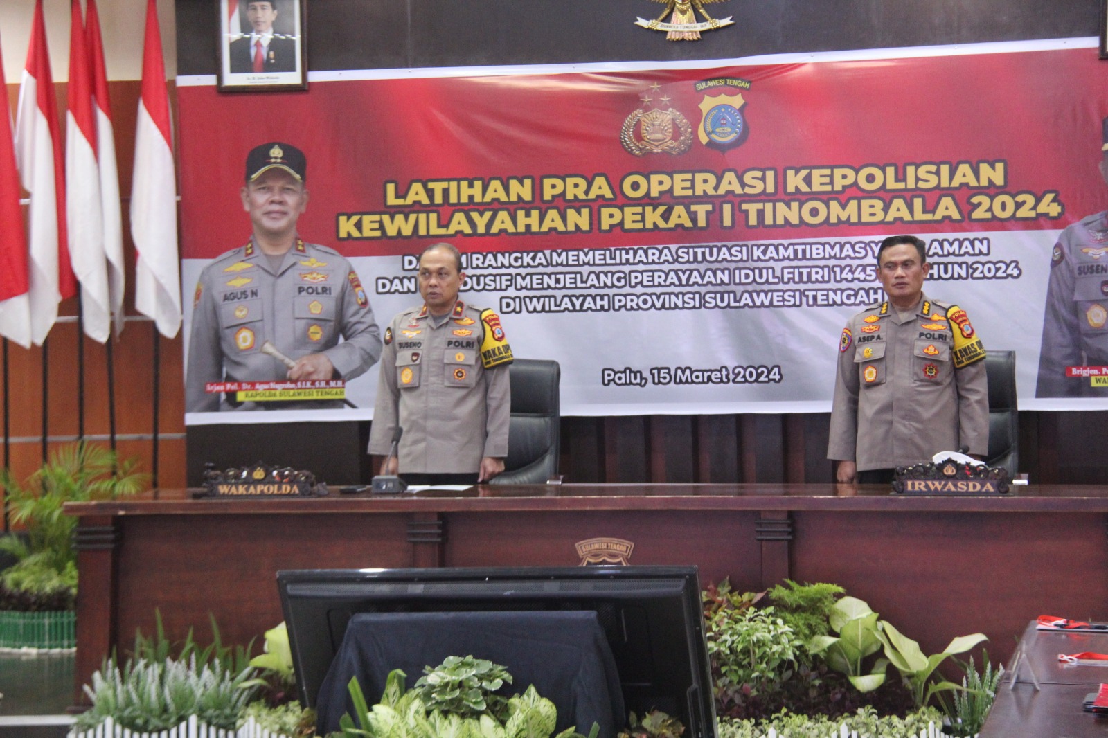 Jelang Idulfitri 1445 Hijriah, Polda Sulteng Akan Gelar Operasi Pekat Tinombala