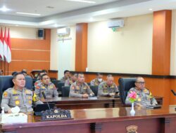 Kapolda Sulteng Hadiri Rakernis Gabungan Lima Divisi Satker Polri