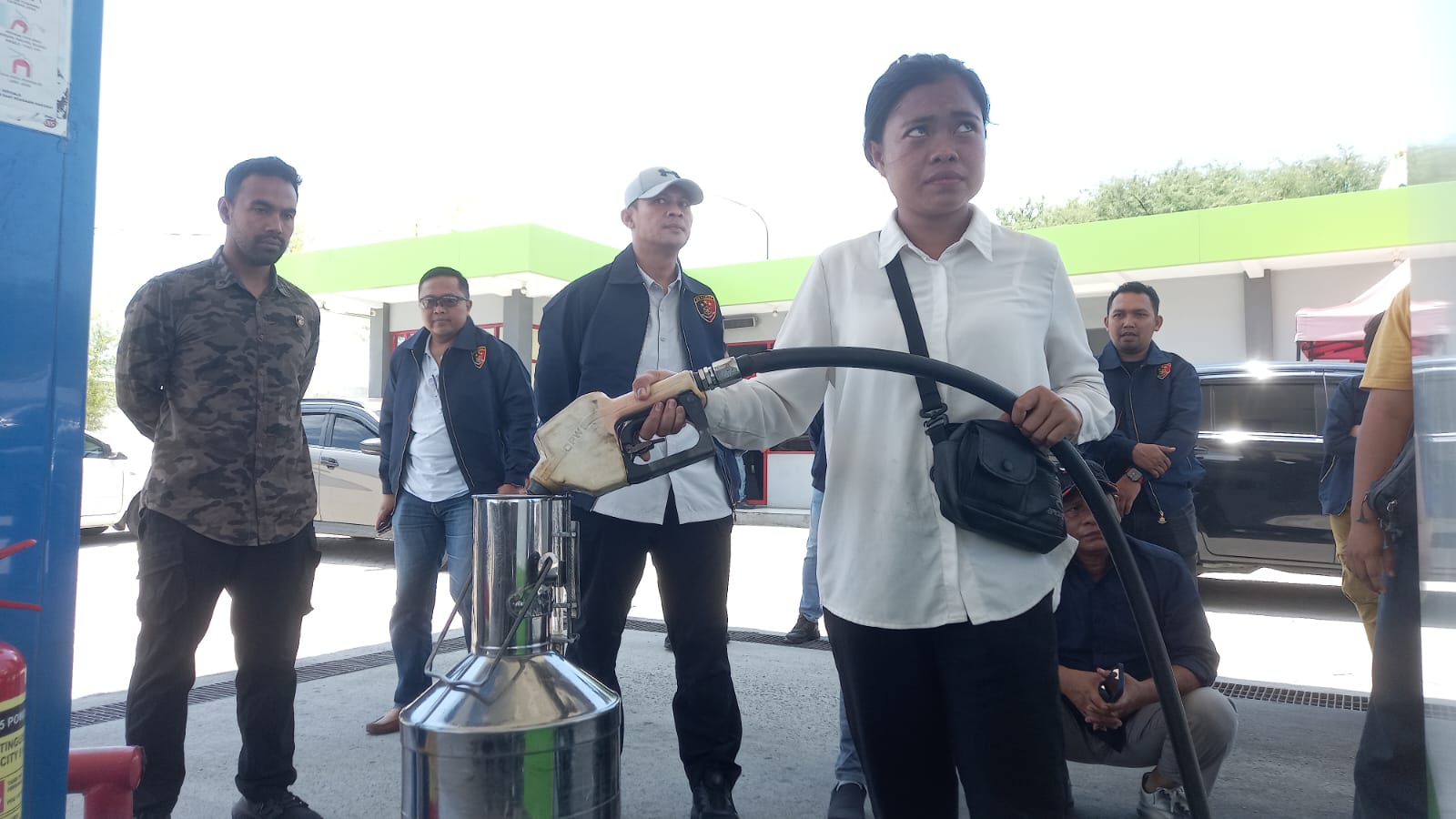 Pastikan Ketersediaan BBM Aman, Polda Sulteng Sidak Tiga SPBU di Palu