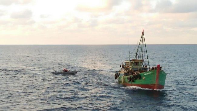 Polres Parimo Minta Dukungan Masyarakat Tangkap Pelaku Illegal Fishing