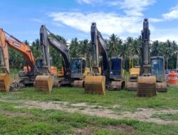 Polisi Amankan Empat Ekskavator dan Lima Operator di Lokasi PETI Kayuboko