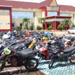 Polres Morowali Amankan 113 Unit Knalpot Bogar