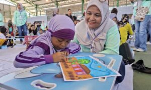 Meriahkan HUT ke-22 Kabupaten, Disdikbud Parimo Gelar Lomba Mewarnai