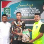 Novriyanto Ambil Formulir Pendaftaran Cawabup di PKB Parimo