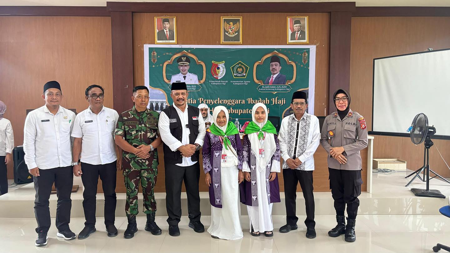 Sekda Nuim Hayat Lepas 109 CJH Asal Sigi ke Tanah Suci