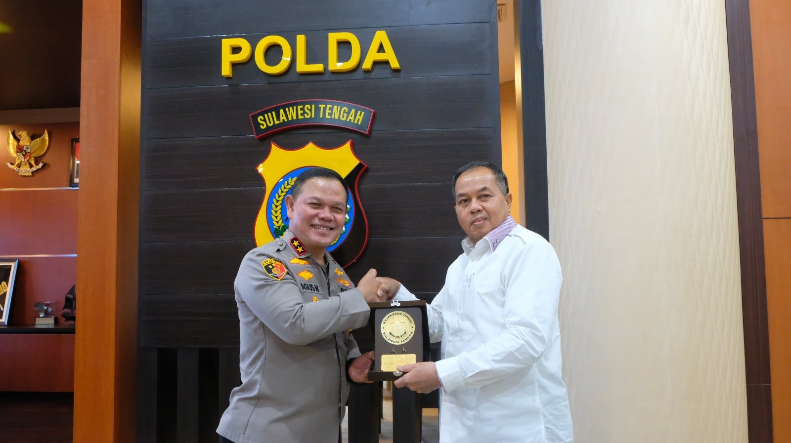 Pertemuan Kapolda dan Kajati, Bahas Penegakan Hukum dan Keamanan Sulteng