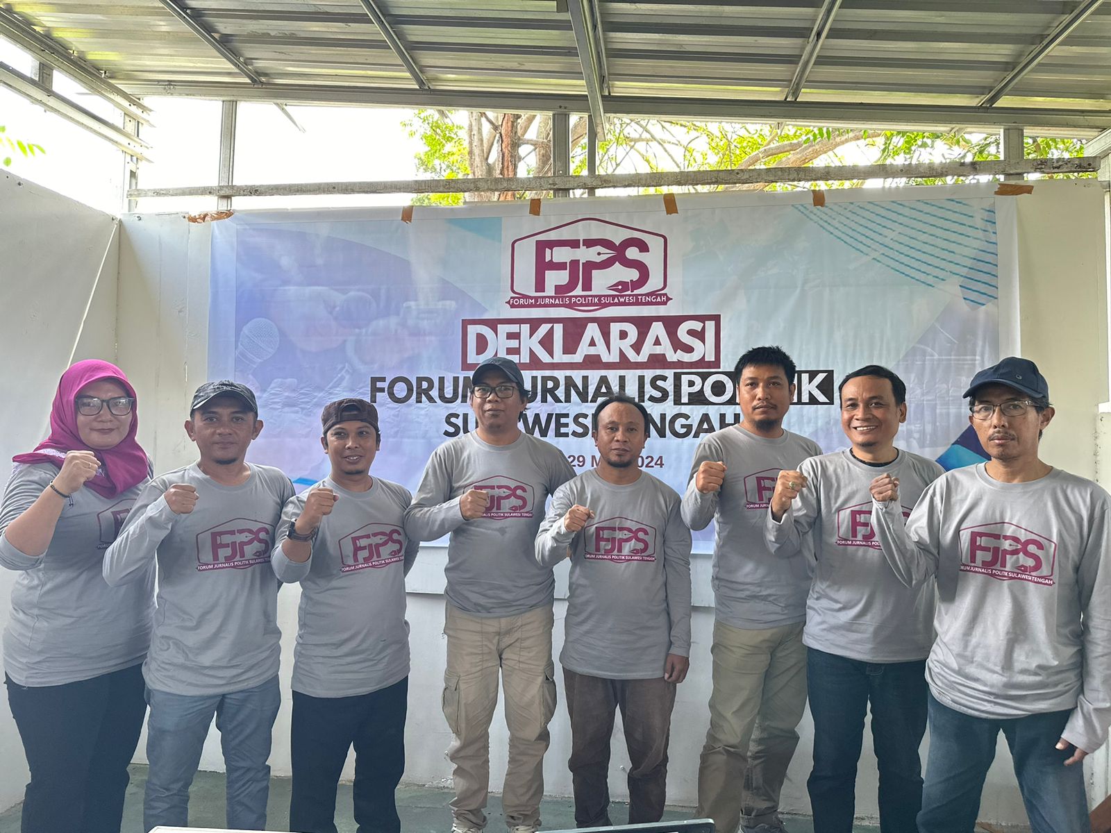 Puluhan Jurnalis di Palu Deklarasikan Pembentukan FJPST