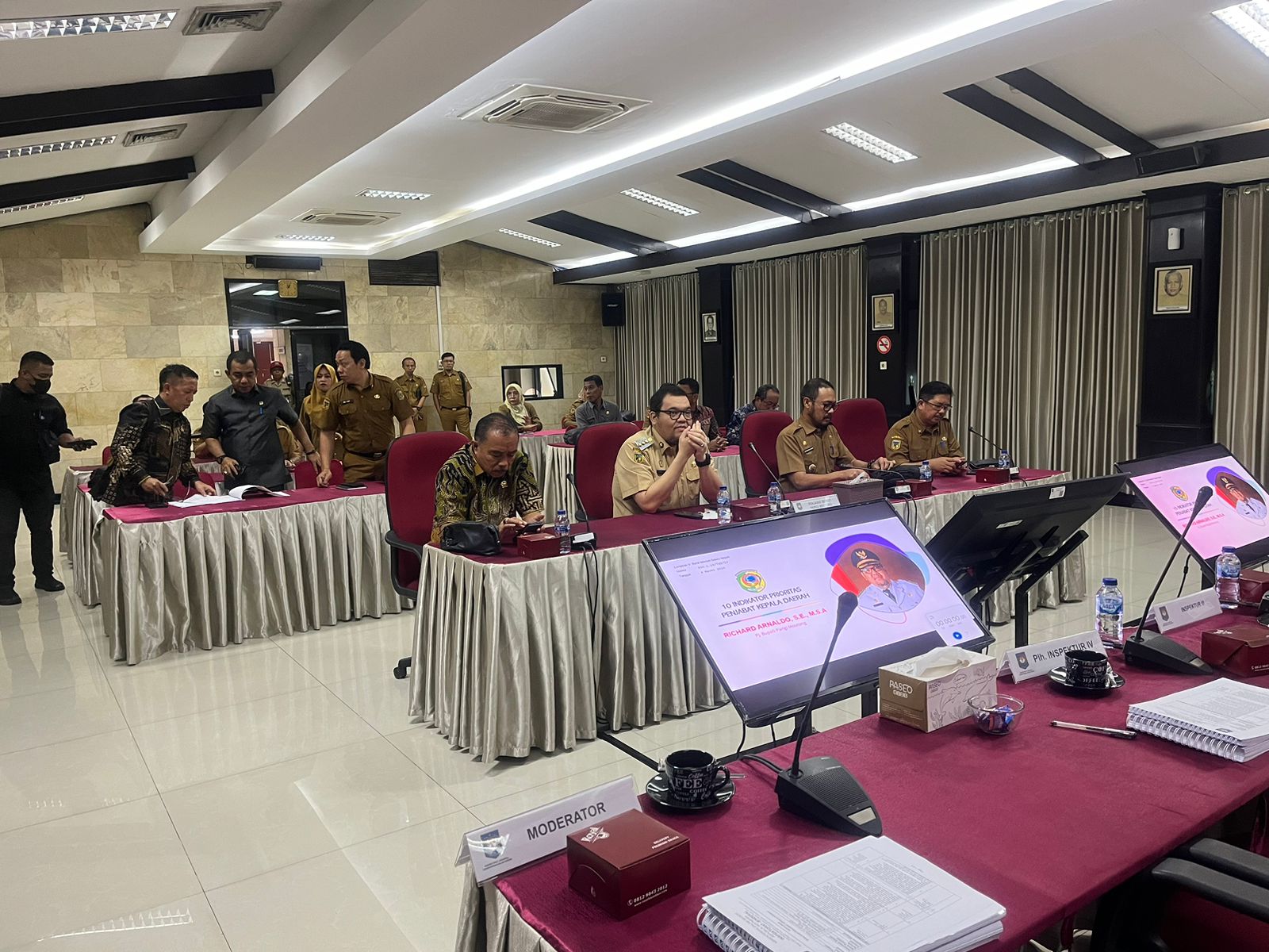 Kinerja Triwulan II Pj Bupati Parimo Dievaluasi Itjen Kemendagri