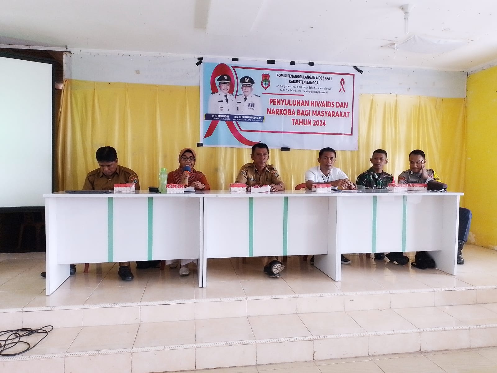 KPA Gandeng Polres Banggai Gelar Sosialisasi Anti Narkoba dan HIV/AIDS