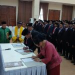 115 Anggota PPK Dilantik, Berikut Pesan Ketua KPU Parimo