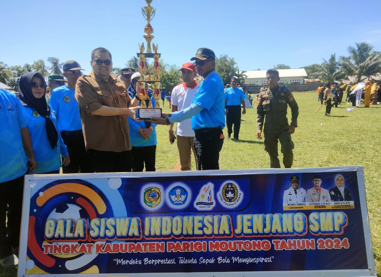Disdikbud Parimo Gelar O2SN dan FLS2N Jenjang SMP di Moutong