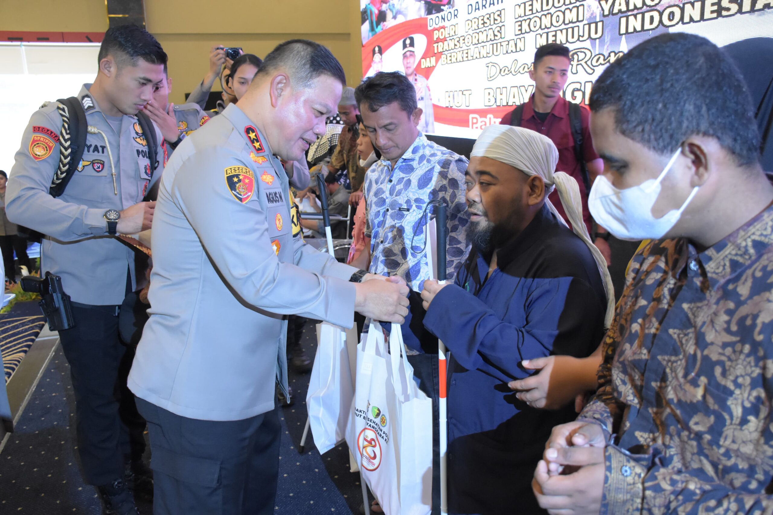50 Disabilitas Dapat Pemeriksaan Kesehatan Gratis dari Polda Sulteng