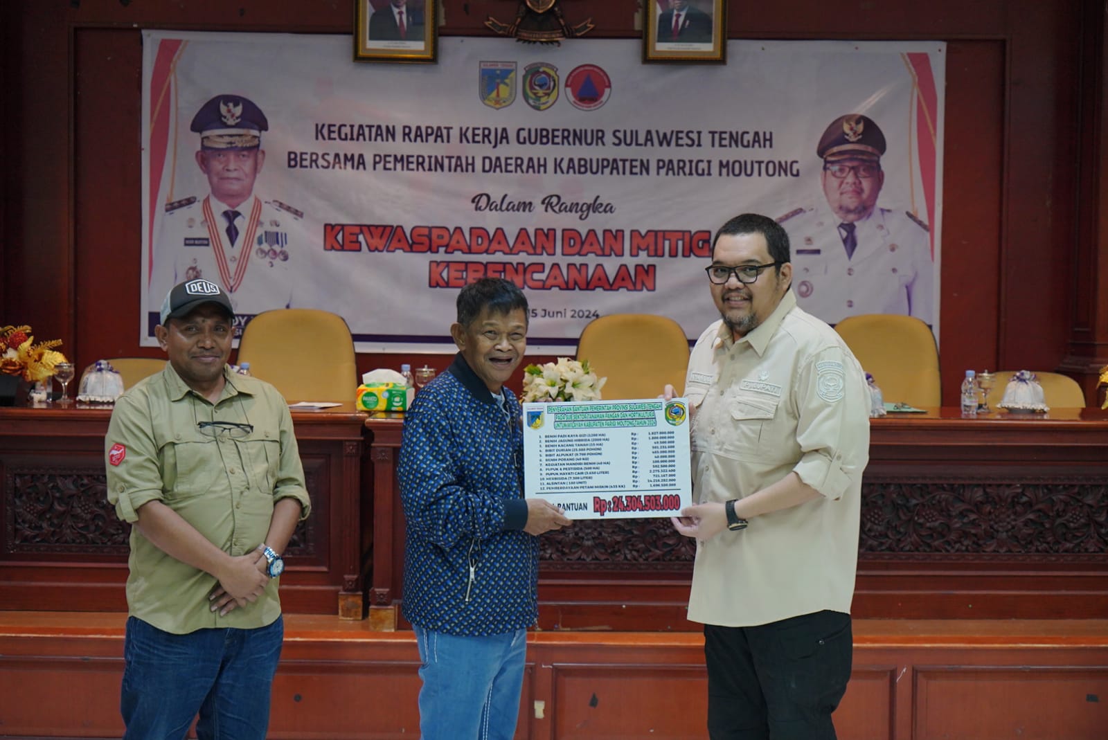 Parimo Dapat Bantuan Sektor Tanaman Pangan dan Hortikultura Rp24,3 Miliar