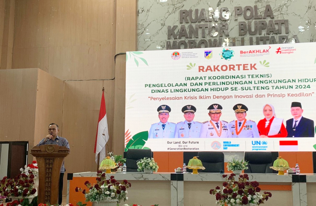 Pemprov Sulteng Gelar Rakor Teknis Lingkungan Hidup di Morut