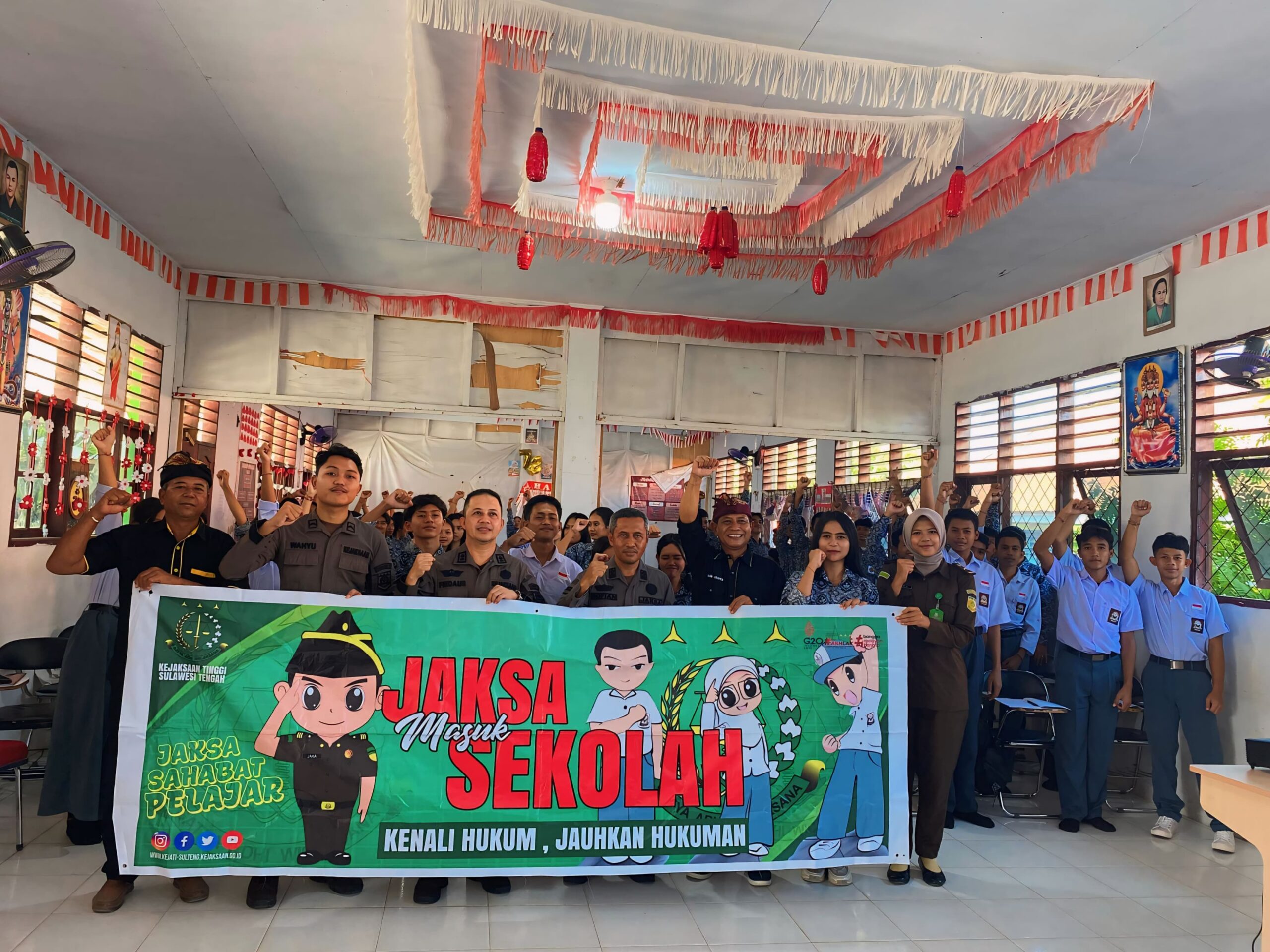 Program JMS, Kejati Sulteng Sosialisasi Hukum ke Pelajar di Palu