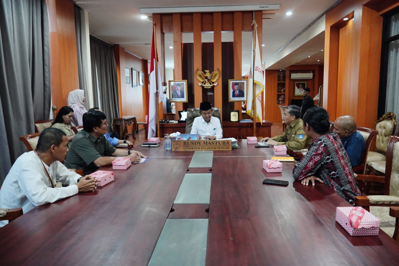 Gubernur Sulteng Terima Audiensi Kepala BPK Wilayah XVIII Sulteng-Sulbar