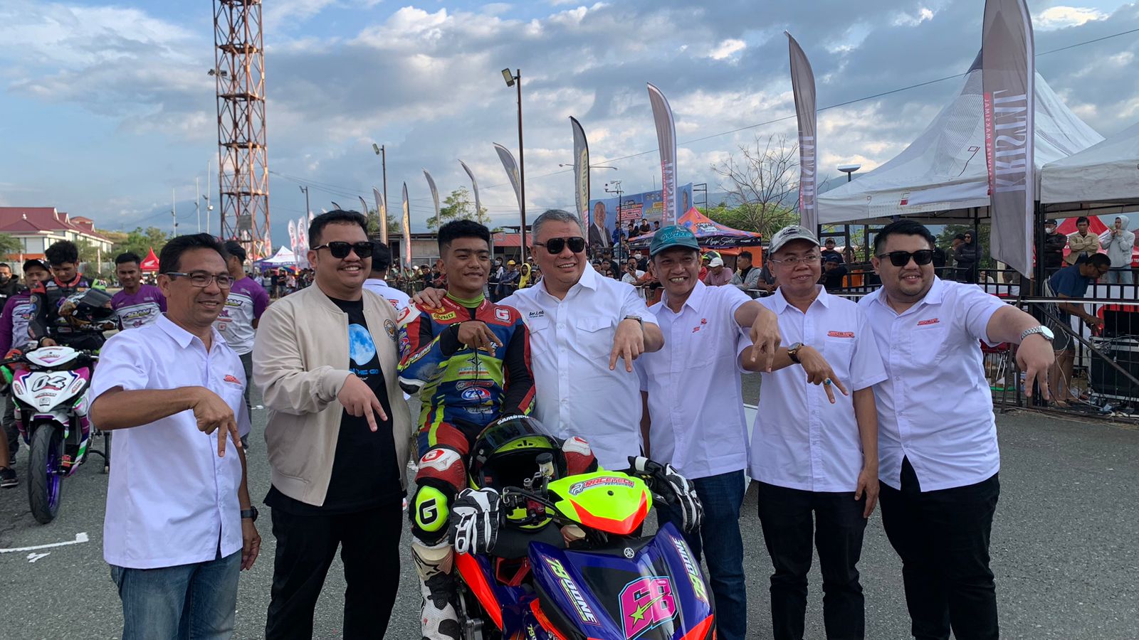 Buka Kejurnas Motoprix, Ahmad Ali Ingin Pebalap Motor Sulteng Ukir Prestasi di PON