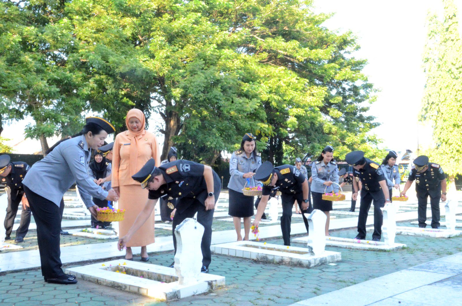 Kemenkumham Sulteng Lestarikan Nilai Kepahlawanan Jelang Hari Pengayoman ke-79