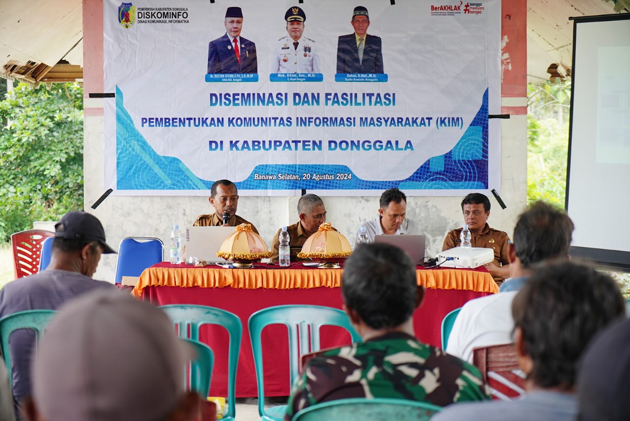 DKIPS Sulteng Paparkan Peran KIM ke Masyarakat Donggala
