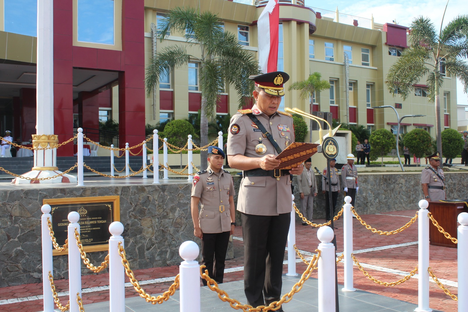 Polda Sulteng Gelar Upacara Peringatan Hari Juang Polri 2024