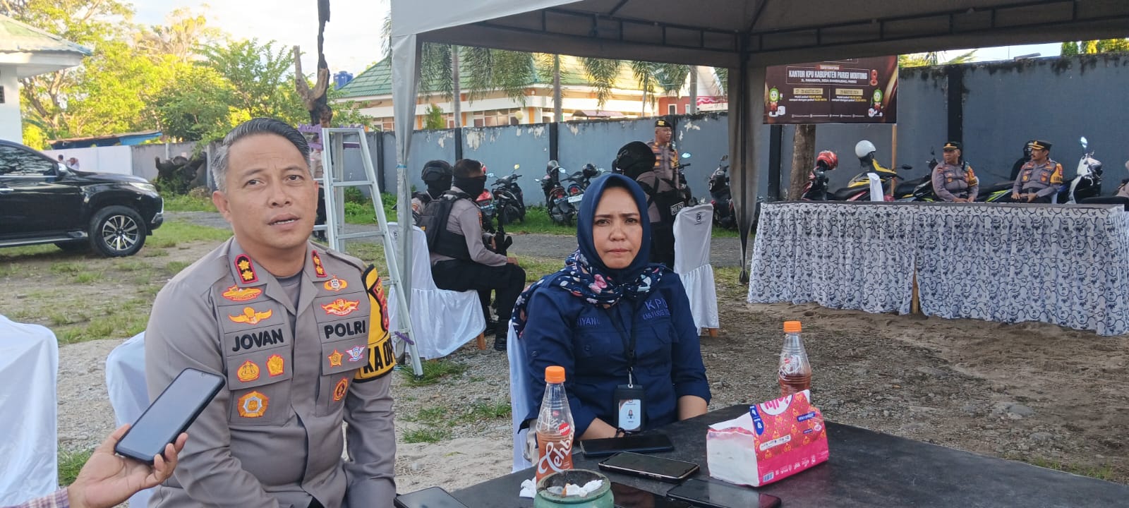 Polres Parimo Gelar Simulasi Pengamanan Pendaftaran Calon Kepala Daerah