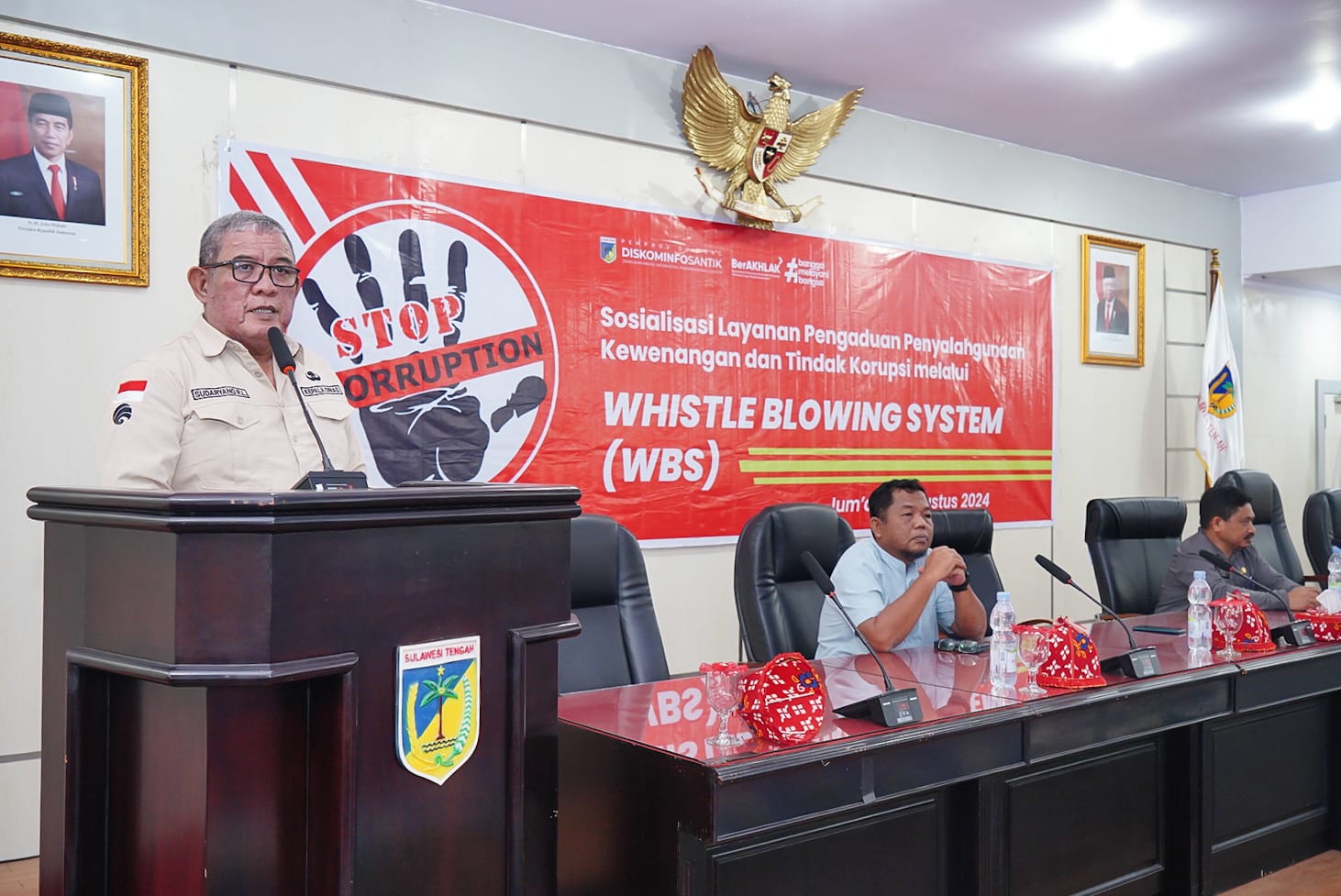 Sosialisasi Pengaduan Penyalahgunaan Kewenangan dan Korupsi Melalui WBS