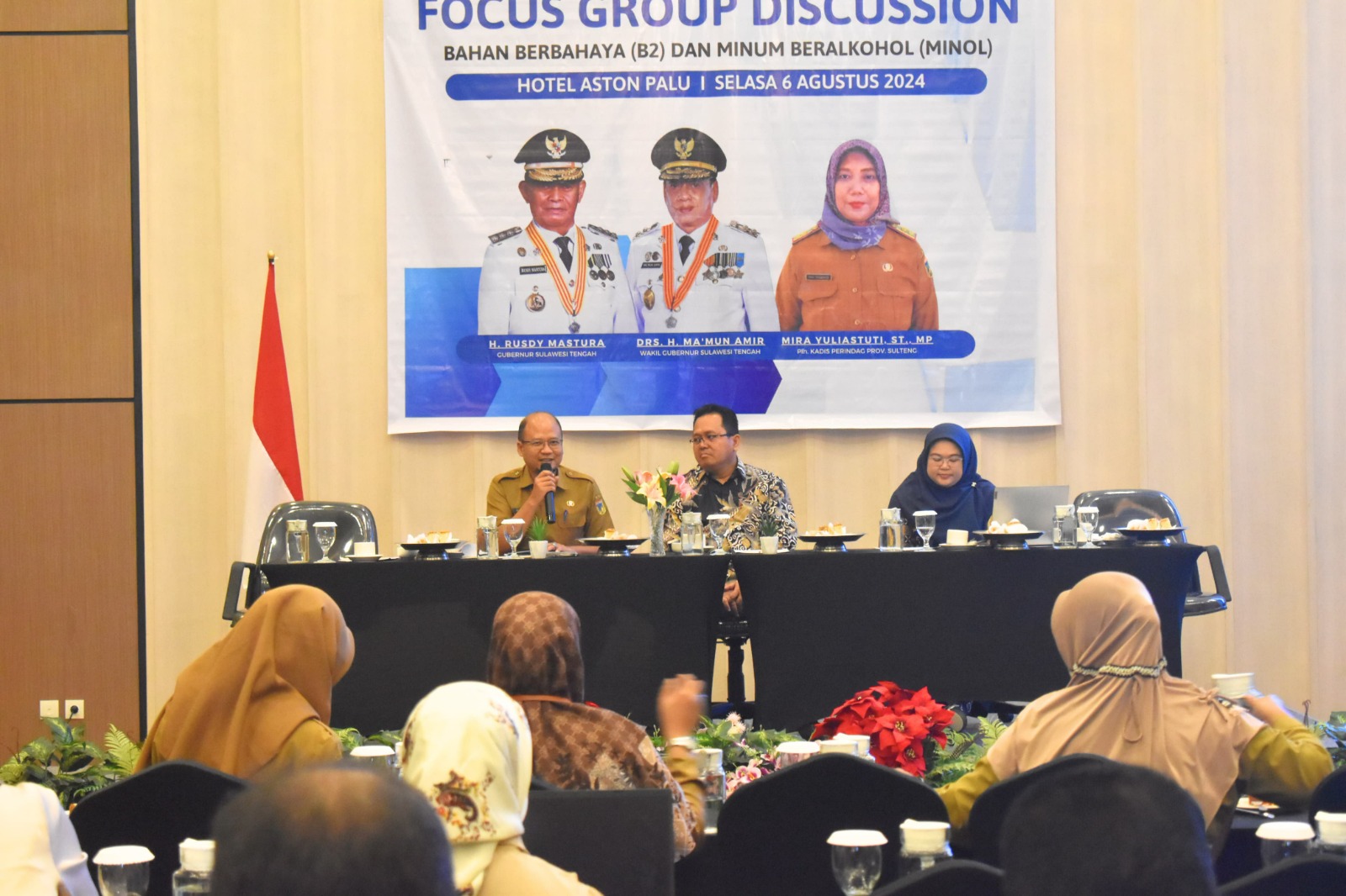 Disperindag Sulteng Gelar FGD Perizinan Minuman Beralkohol dan Bahan Berbahaya