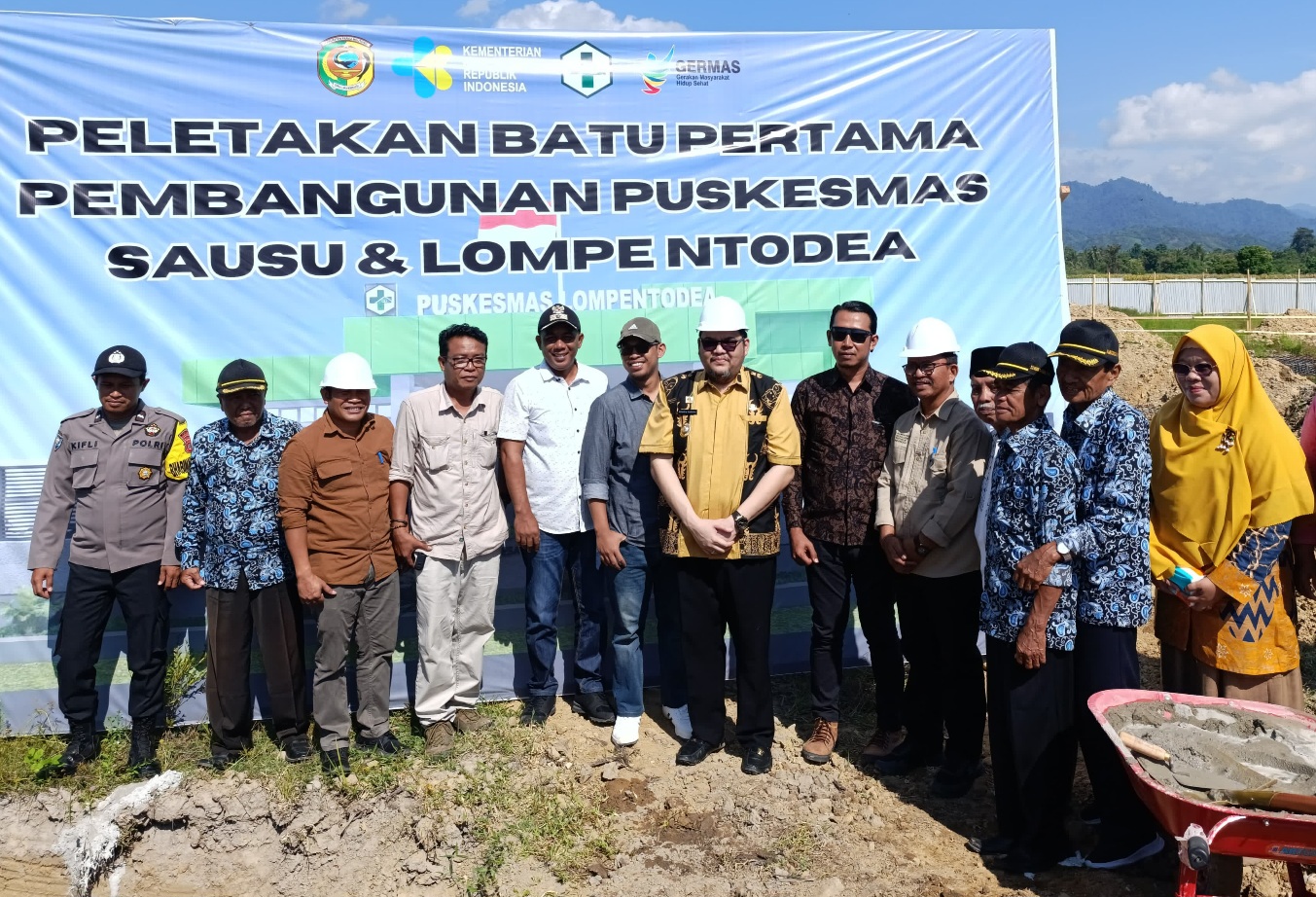Proyek Pembangunan Puskesmas Lompe Ntodea Mulai Dikerjakan