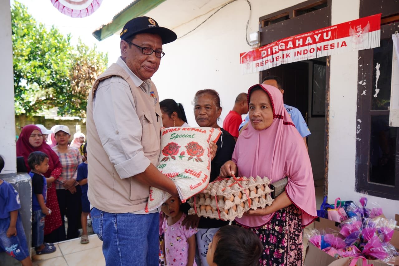 Sambut HUT ke-79 RI, Pemprov Sulteng Salurkan Paket Pangan Bergizi di Sigi