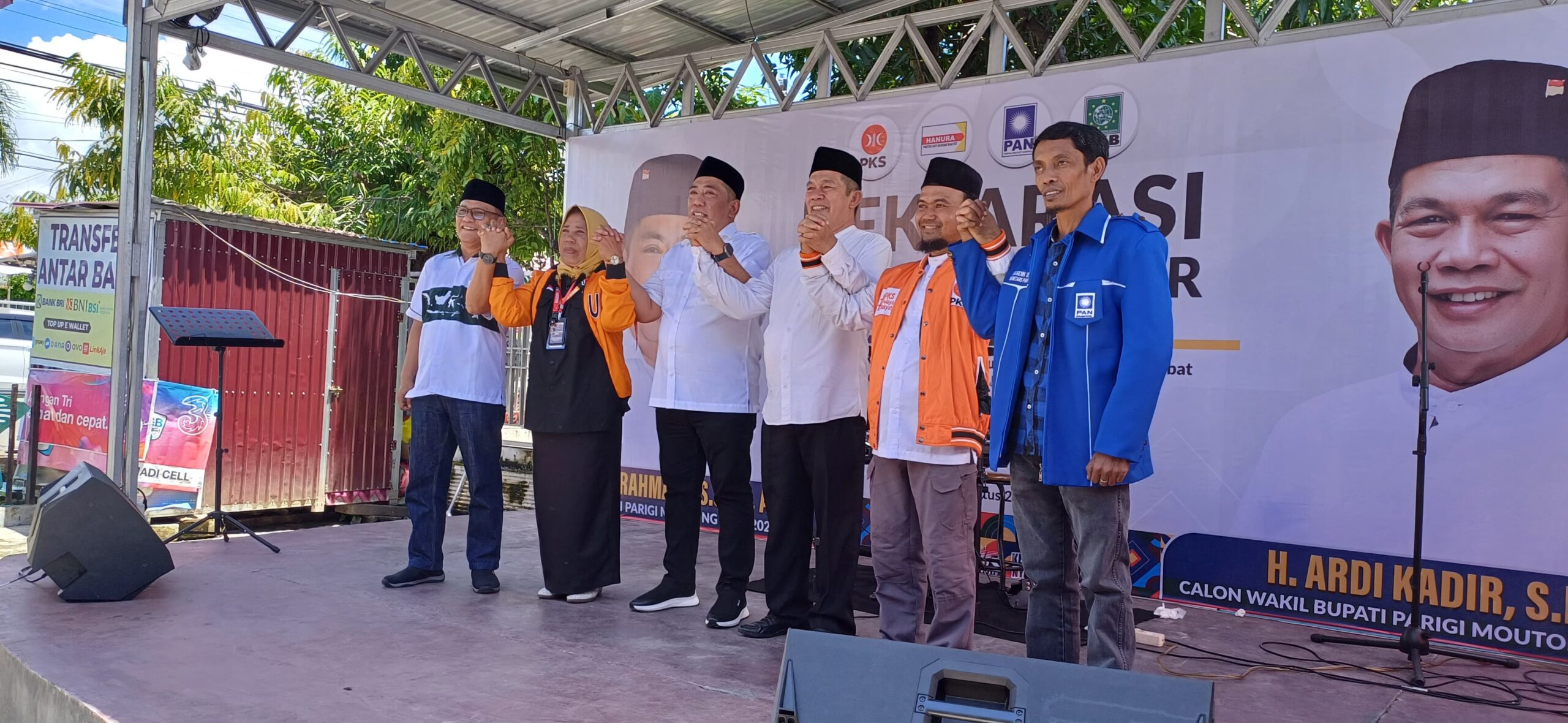 Jelang Pendaftaran ke KPU, Pasangan Nizar-Ardi Deklarasikan Koalisi BERSINAR