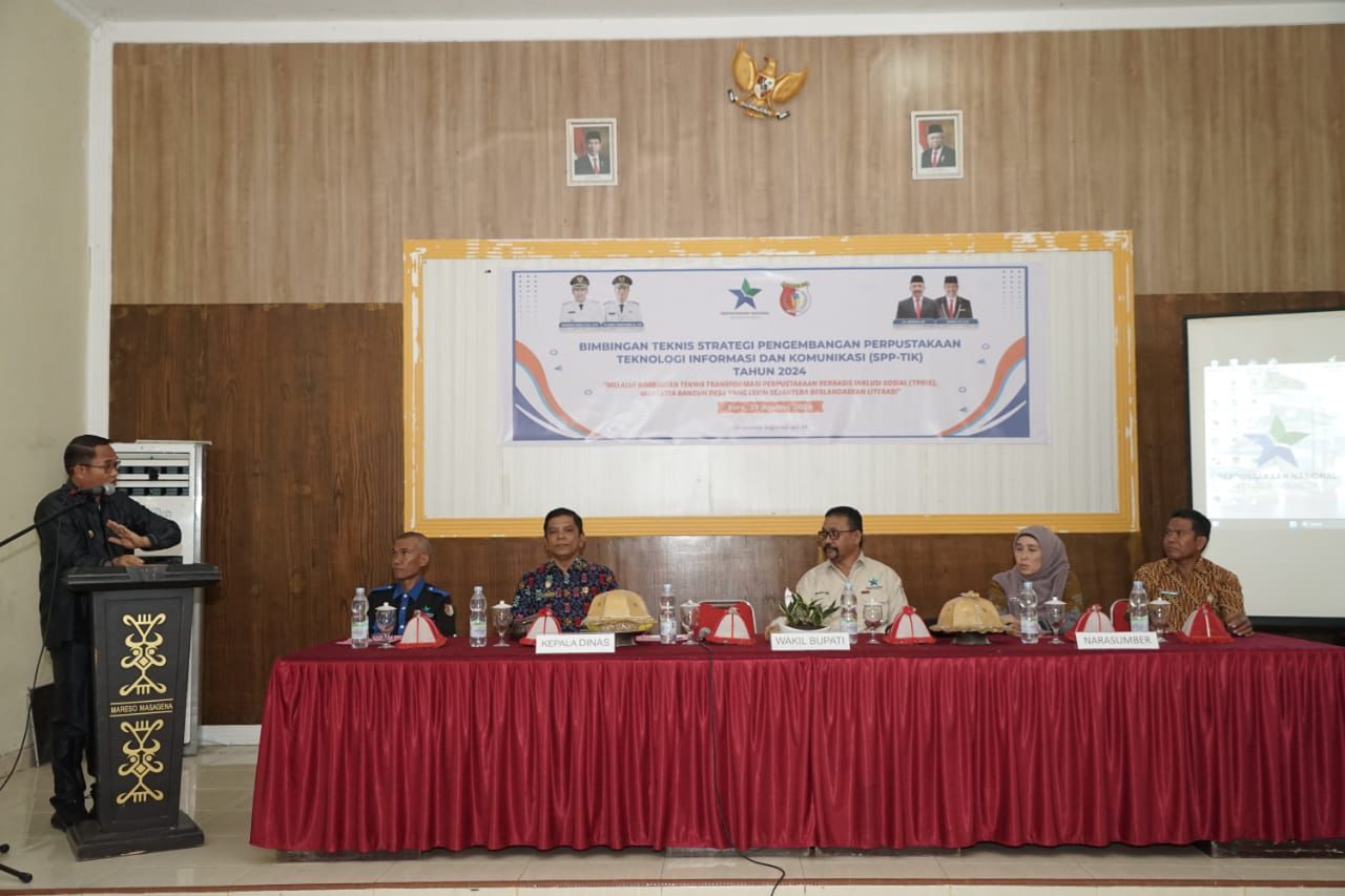 Dinas Perpustakaan dan Kearsipan Sigi Gelar Bimtek SPP-TIK 2024