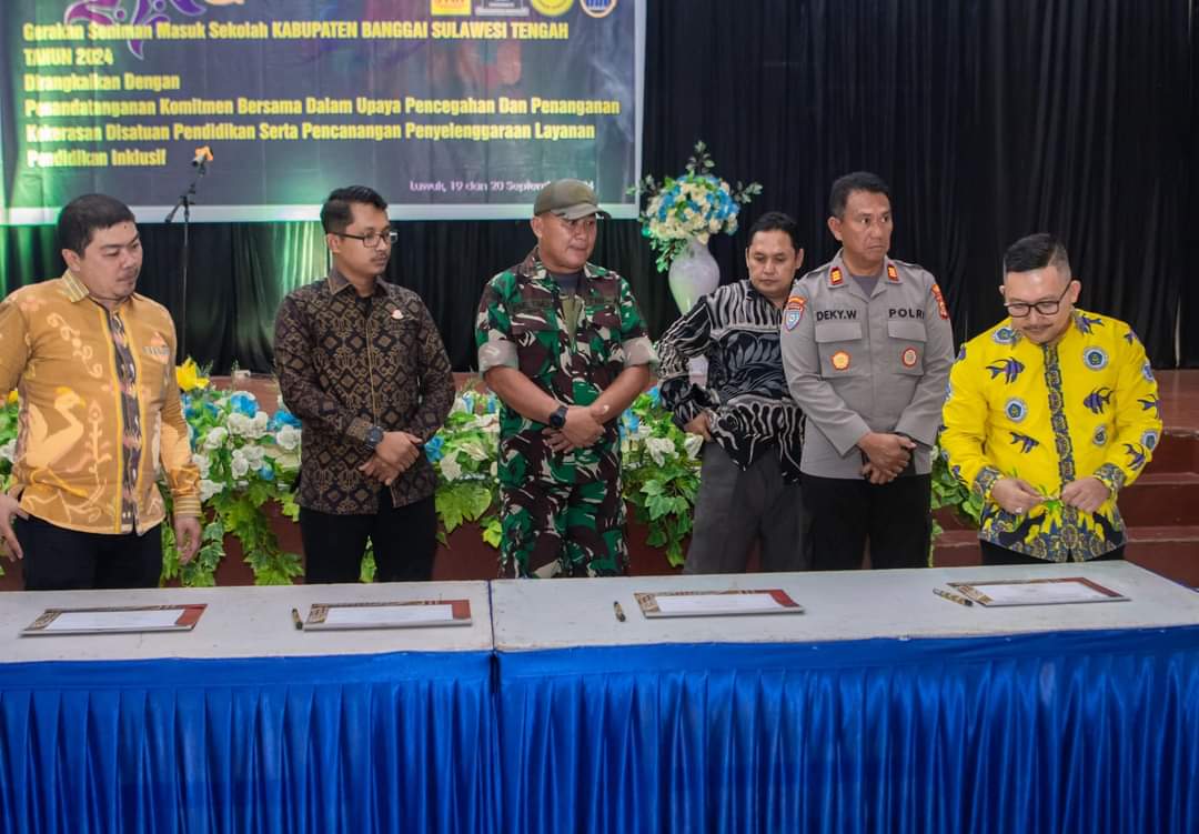 Disdikbud Banggai Cegah Kasus Kekerasan Lewat Komitmen Bersama