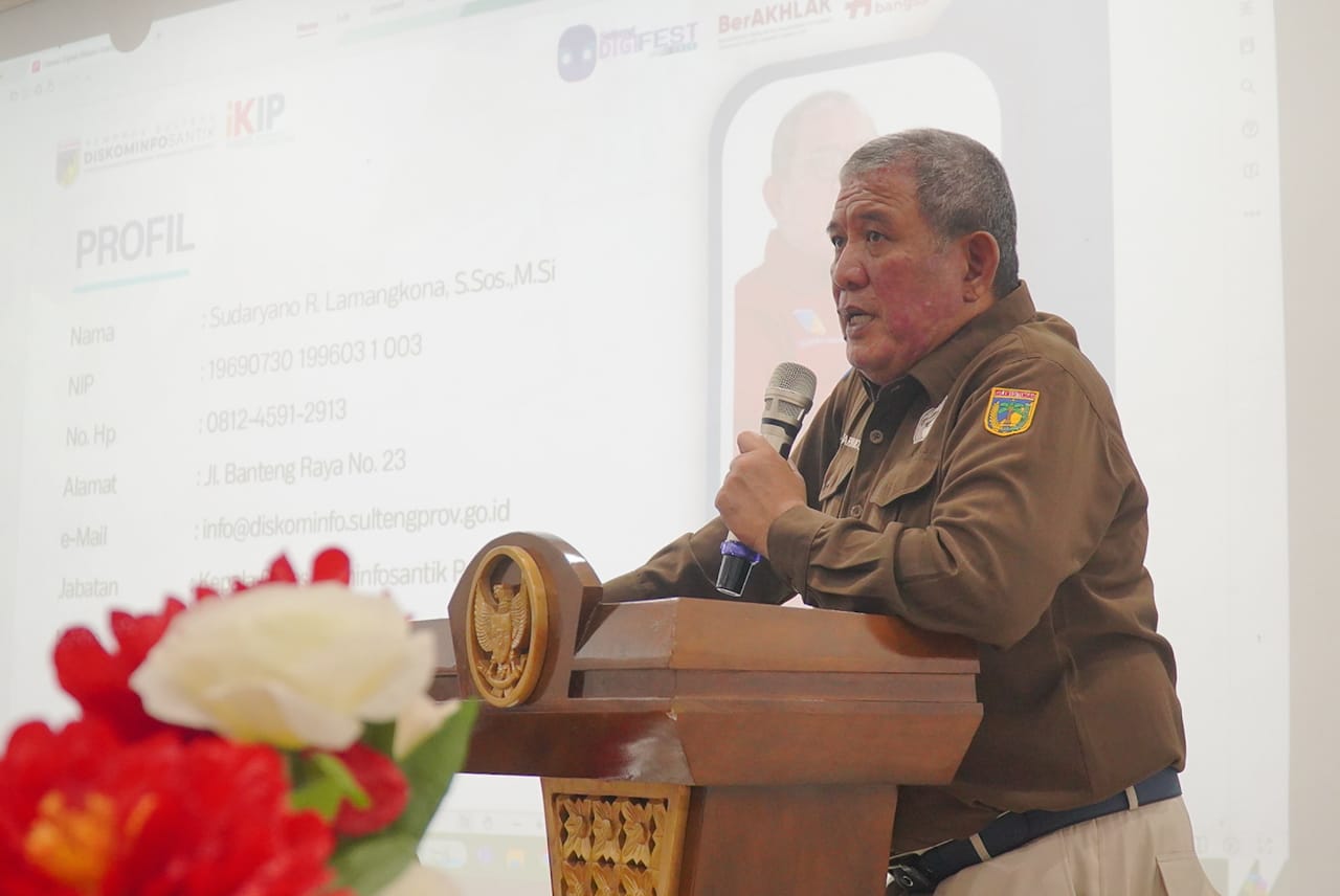 Kepala DKIPS Sulteng Paparkan 8 Penyalahgunaan Medsos