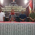 KPU Resmi Tetapkan Empat Paslon di Pilkada Parimo