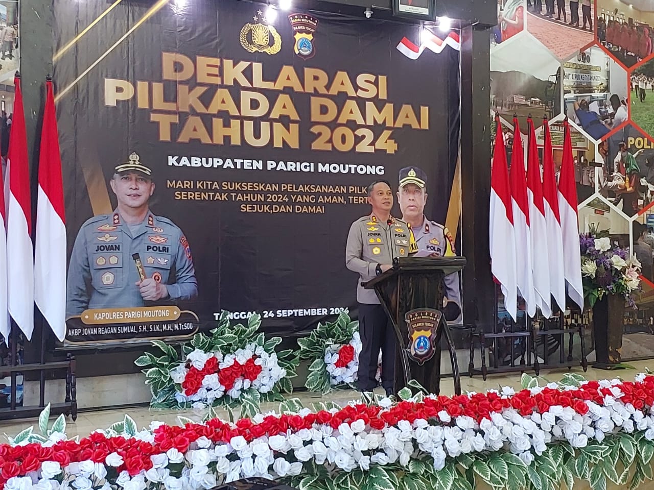 Pasca Putusan MK, Kapolres Parimo Imbau Masyarakat Jaga Persatuan