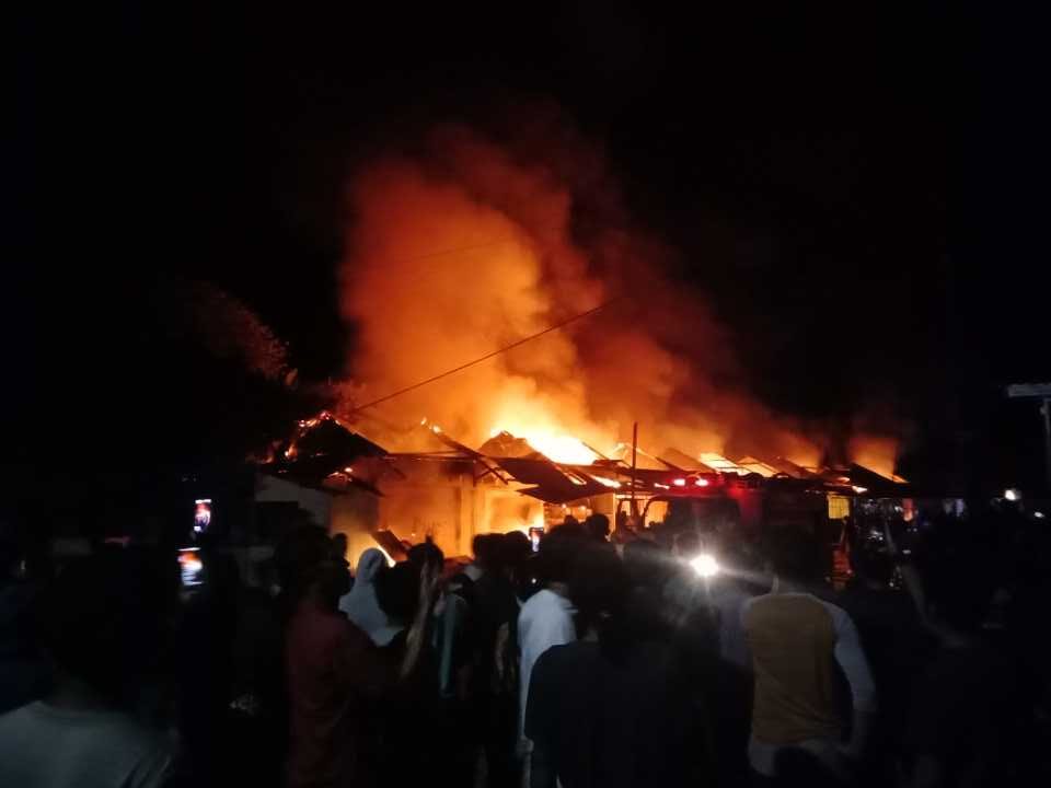 Pedagang korban Kebakaran di Pasar Sentral Parigi Mengaku Rugi Puluhan Juta