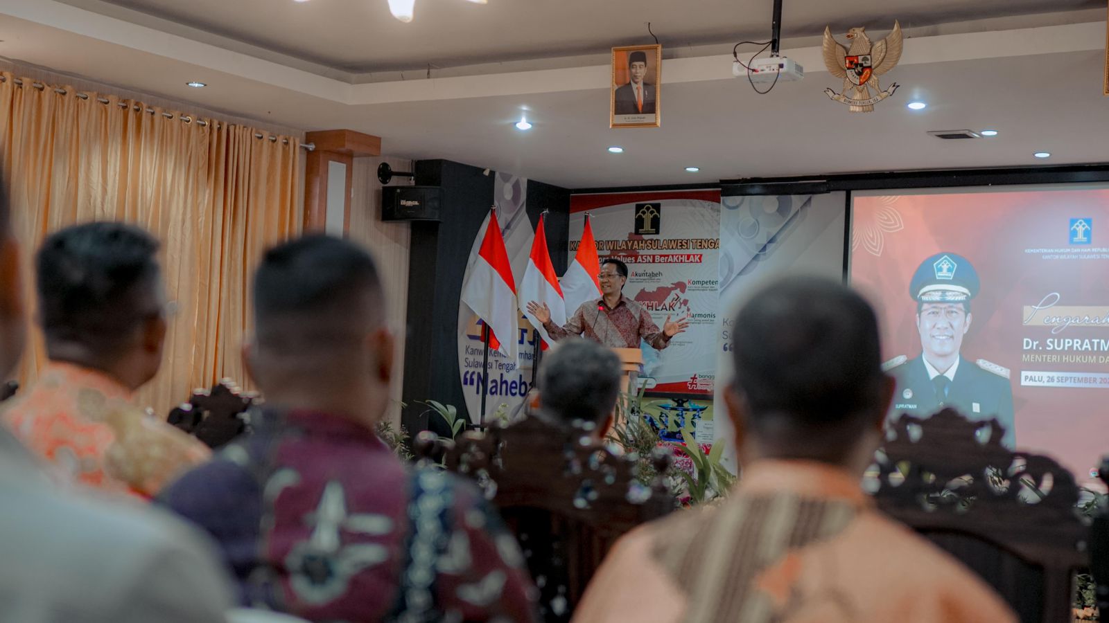 Menkumham Apresiasi Program Pemenuhan BPJS untuk Wabin di Sulteng