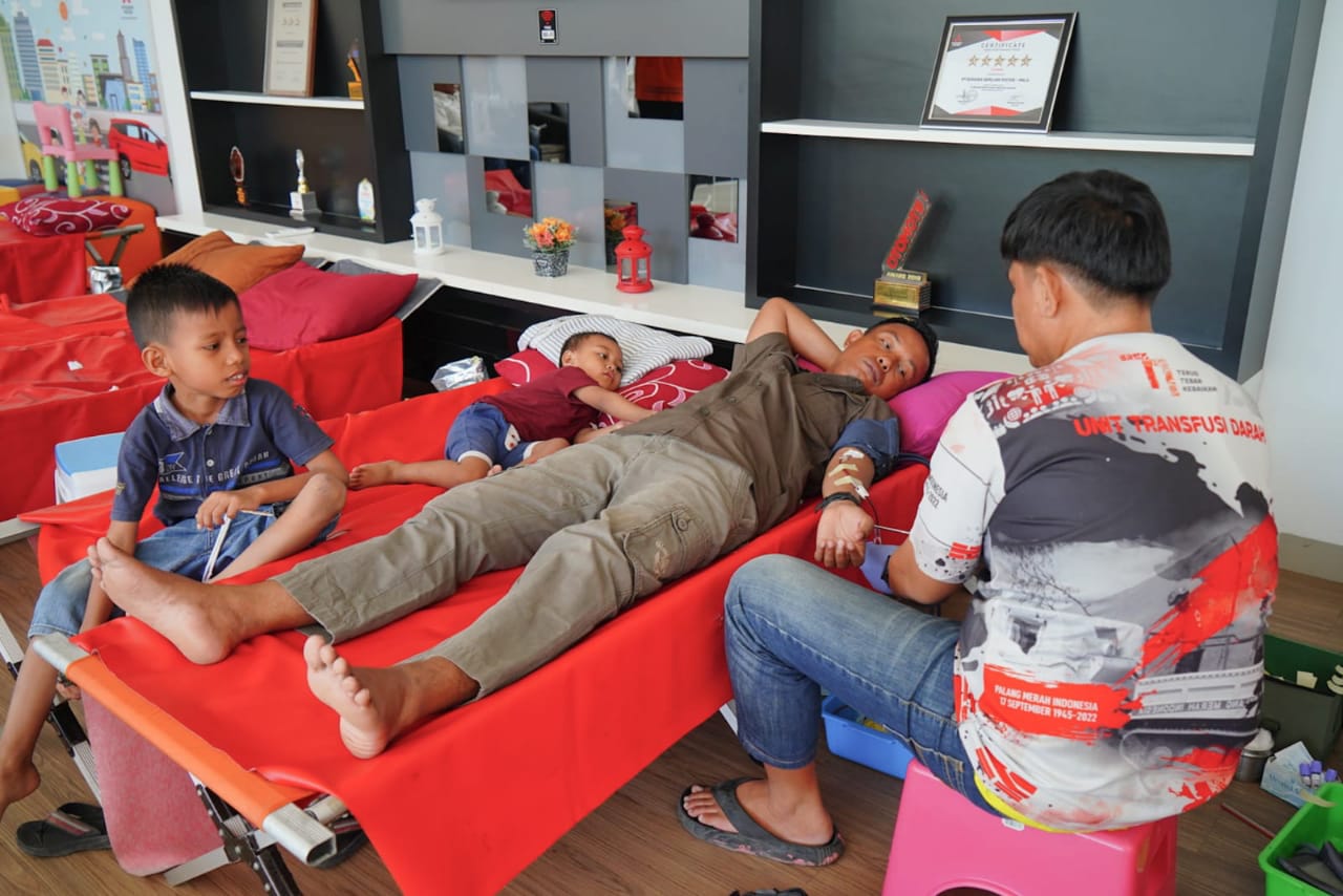 PMI Sulteng dan PT Bosowa Motor Palu Kolaborasi Gelar Donor Darah
