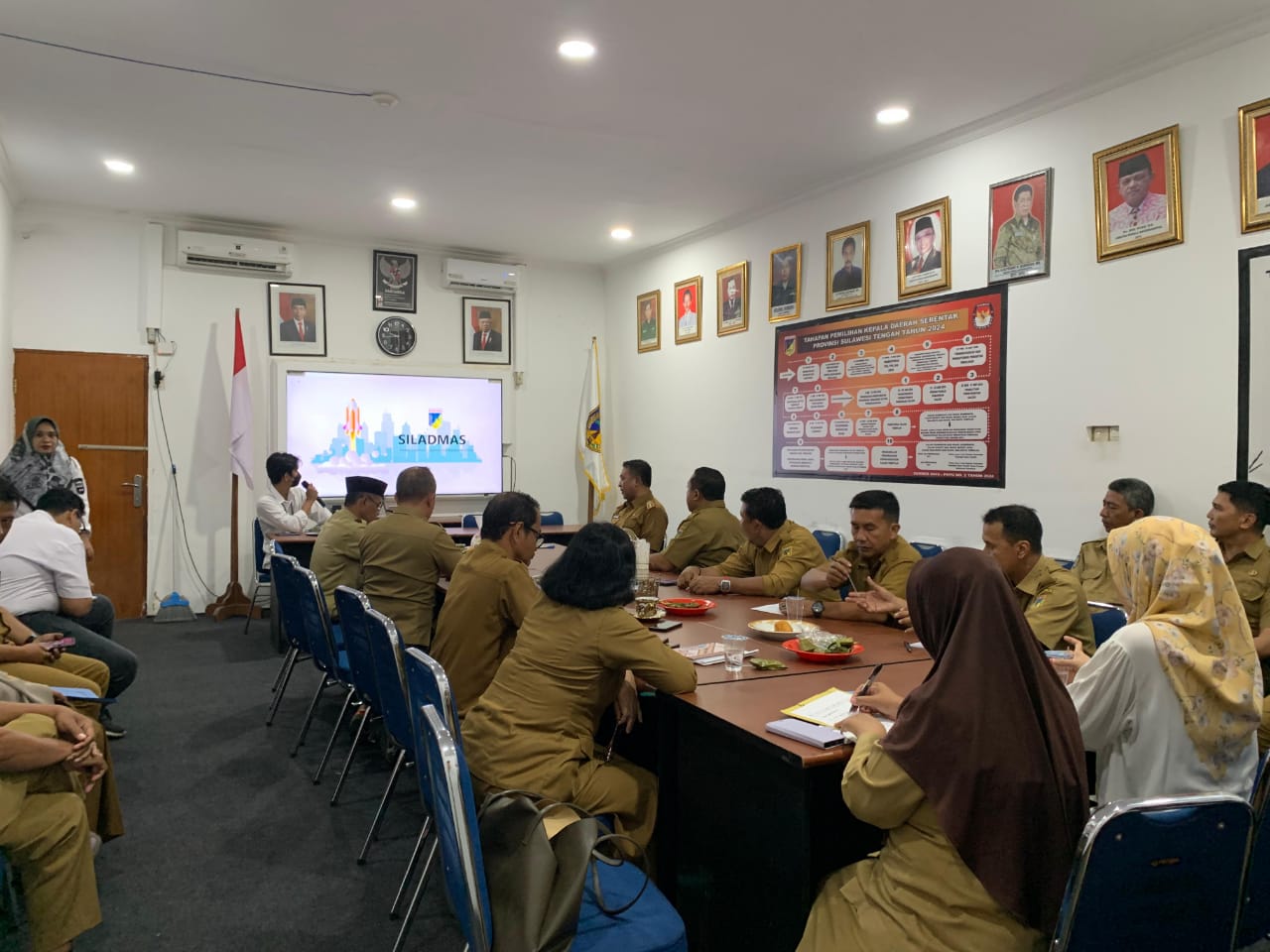Permudah Layanan Ormas, Badan Kesbangpol Sulteng Uji Coba Aplikasi SILADMAS