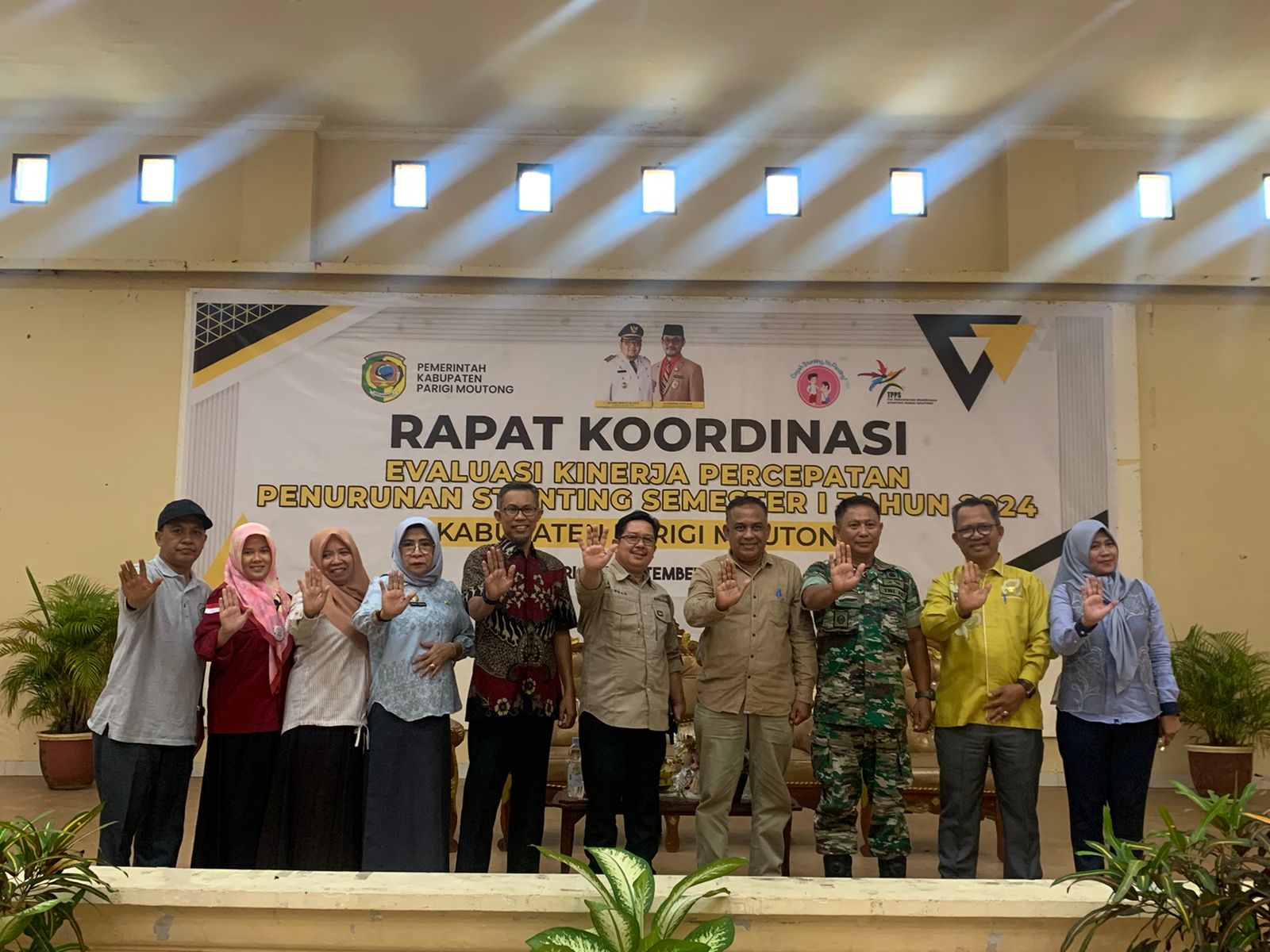 Rakor Evaluasi Kinerja, Prevalensi Stunting di Parimo 28,5 Persen