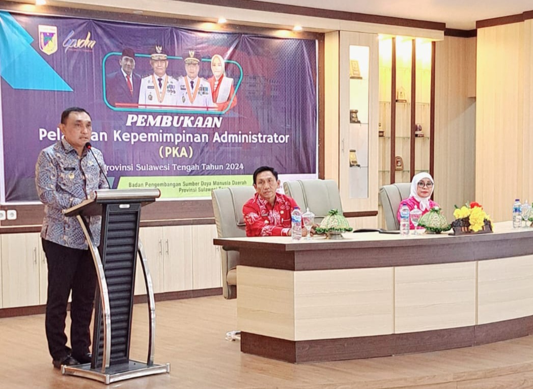 Pemprov Sulteng Gelar Pelatihan Kepemimpinan Administrator Angkatan XIX