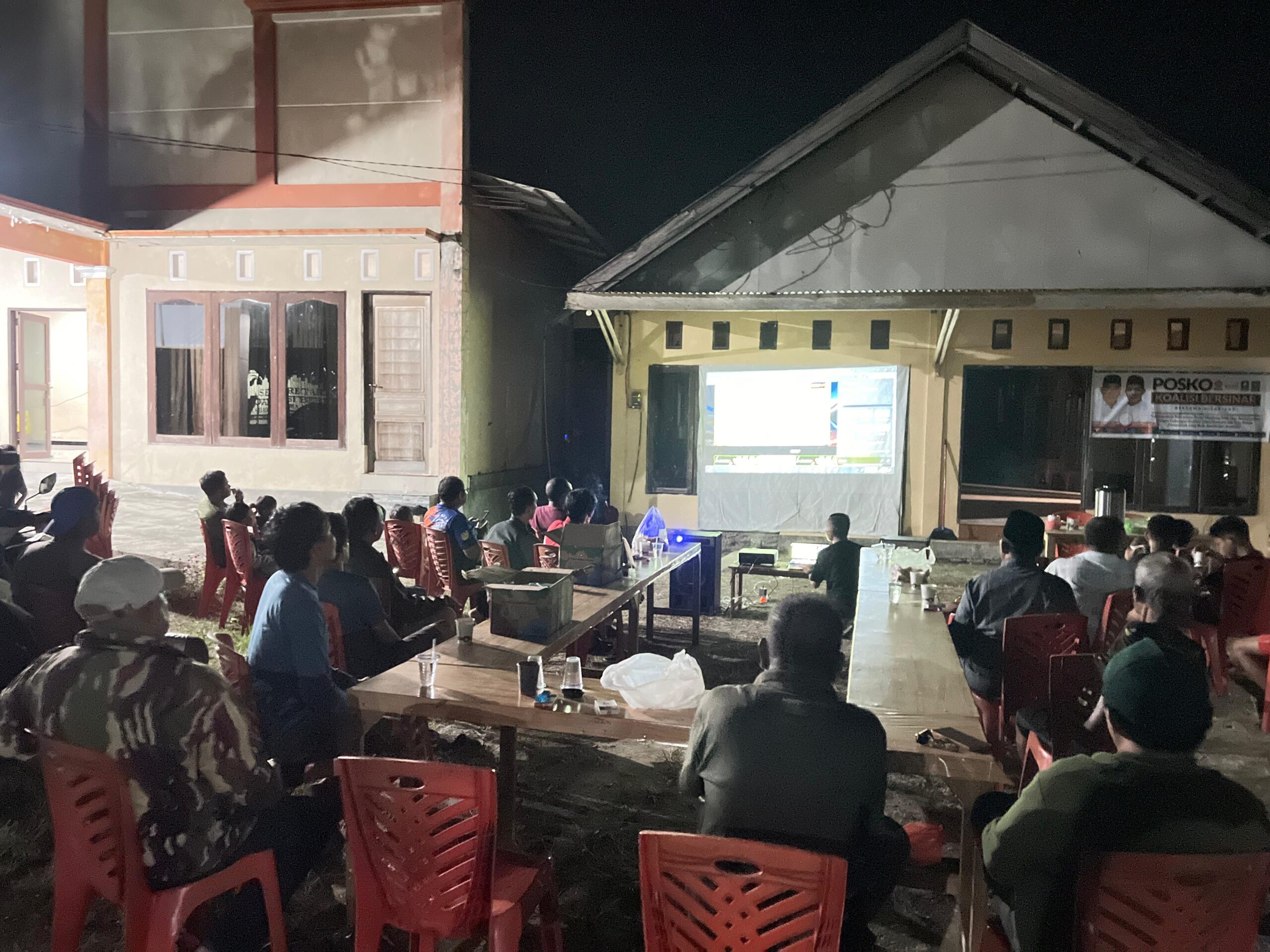 Tim Pemenangan Bapaslon Nizar-Ardi Gelar Nobar Kualifikasi Piala Dunia 2026