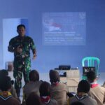Danramil Parigi Berikan Wawasan Bela Negara di Kemah Kwartir Cabang Parimo