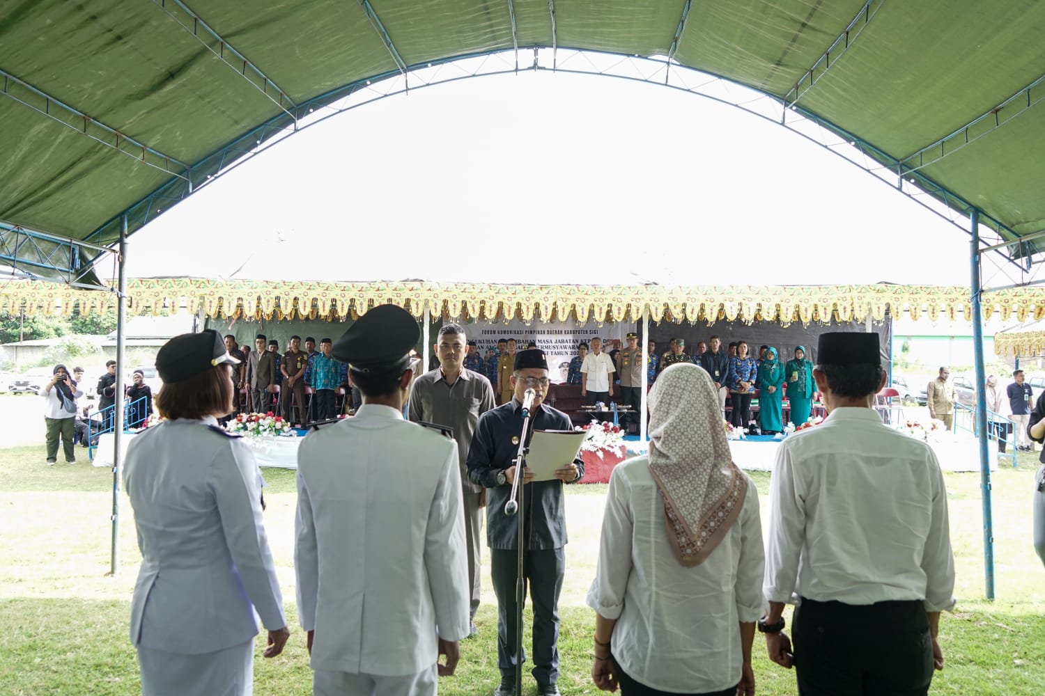 Kades dan BPD se-Kabupaten Sigi Dikukuhkan dengan 8 Tahun Masa Jabatan