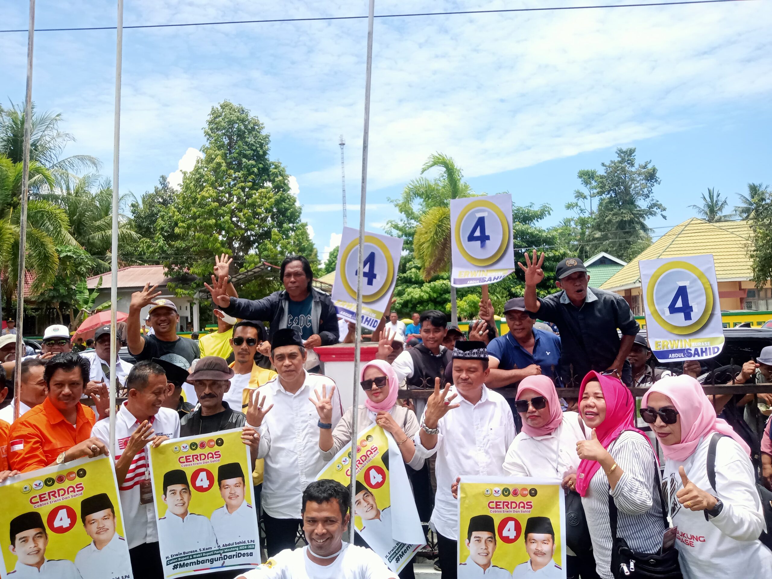 Pasangan Erwin-Sahid Artikan Nomor Urut Empat Sebagai Kemenangan